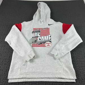 Ohio State Buckeyes Nike Hoodie‎ Mens Small Gray Pullover Sweatshirt NCAA